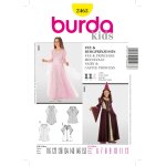 Patron burda 2463 historique fe, princesse mdivale - burda - mondial tissus