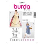 Patron burda 2479 - dguisement femme princesse & lavandire - burda - mondial tissus