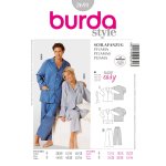 Patron burda 2691 pyjama - burda - mondial tissus
