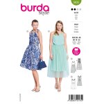 Patron burda 5635 - robe 36 � 48 - burda - mondial tissus