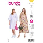 Patron burda 5637 - robe 36 � 48 - burda - mondial tissus