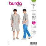Patron burda 5640 - chemise et short 46 � 56 - burda - mondial tissus