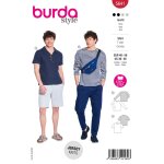 Patron burda 5641 - t - shirt 46 � 56 - burda - mondial tissus