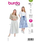 Patron burda 5643 - jupe 36 � 48 - burda - mondial tissus