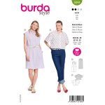 Patron burda 5644 - robe et chemisier 36 � 48 - burda - mondial tissus