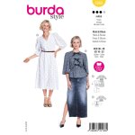 Patron burda 5669 - robe et chemisier 36 � 48 - burda - mondial tissus