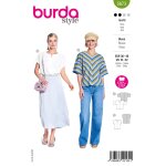 Patron burda 5673 - chemisier 36 � 48 - burda - mondial tissus