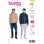 Patron burda 5681 - blouson / veste 46 - 56 - burda - mondial tissus