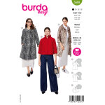 Patron burda 5688 - manteaux / vestes 34 - 44 - burda - mondial tissus