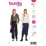 Patron burda 5697 - chemises 36 - 48 - burda - mondial tissus