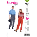 Patron burda 5699 - pantalons 36 - 48 - burda - mondial tissus