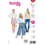 Patron burda 5705 - t - shirt 34 - 44 - burda - mondial tissus