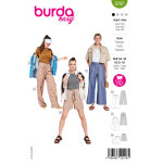 Patron burda 5707 - pantalons 34 - 44 - burda - mondial tissus