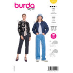 Patron burda 5711 - vestes 36 - 48 - burda - mondial tissus
