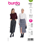 Patron burda 5715 - jupes 36 - 48 - burda - mondial tissus