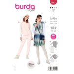 Patron burda 5967 blouse robe legere bimatiere 36 au 46 - burda - mondial tissus