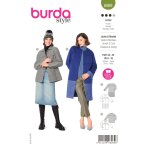 Patron burda 6069 - manteau / veste, poches plaques, surchemise - burda - mondial tissus