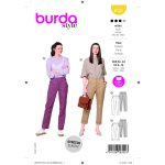 Patron burda 6101 pantalon du 34 au 44 - burda - mondial tissus