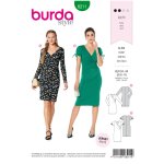 Patron burda 6211 robe - du 36 au 46 - burda - mondial tissus