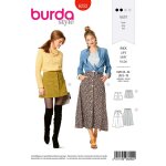Patron burda 6252 jupe vase pour femmes du 36 au 46 - burda - mondial tissus
