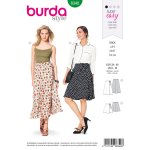 Patron burda 6340 - jupe pour femmes du 36 au 46 - burda - mondial tissus
