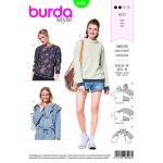 Patron burda 6406 sweatshirt - burda - mondial tissus