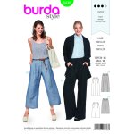 Patron burda 6436 pantalon - burda - mondial tissus