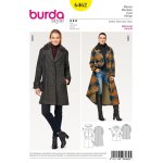 Patron burda 6462 manteau - burda - mondial tissus