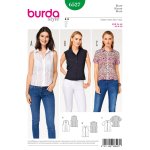 Patron burda 6527 blouse - burda - mondial tissus