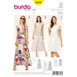 Patron burda 6628 robe - burda - mondial tissus