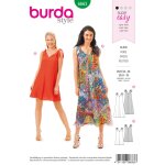 Patron burda 6663 robe - burda - mondial tissus