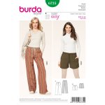 Patron burda 6735 pantalon - burda - mondial tissus