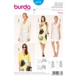 Patron burda 6773 robe et veste - burda - mondial tissus