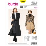 Patron burda 6845 manteau et veste du 36 au 46 - burda - mondial tissus