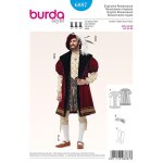 Patron burda 6887 historique renaissance anglaise du 46 au 60 - burda - mondial tissus
