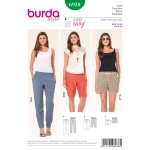 Patron burda 6938 pantalon et shorts - burda - mondial tissus
