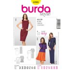 Patron burda 6988 robe - burda - mondial tissus