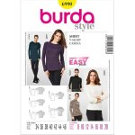 Patron burda 6990 t - shirt manches raglan du 34 au 46 - burda - mondial tissus