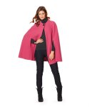 Patron burda 7313 cape - burda - mondial tissus