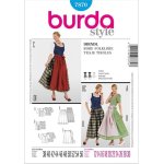 Patron burda 7870 ensemble traditionnel costume - burda - mondial tissus