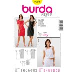 Patron burda 7972 robe - burda - mondial tissus
