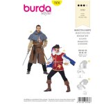 Patron burda 7976 - dguisement homme mousquetaire & ecuyer - burda - mondial tissus