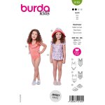 Patron burda 9193 - v�tements de plage 4 � 11 ans - burda - mondial tissus