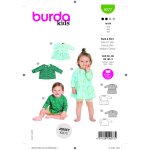 Patron burda 9277 robe@$@tee - shirt - burda - mondial tissus