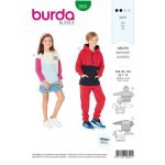 Patron burda 9301 sweat - shirt hoodie enfant avec ou sans capuche - de 7  14 / 16 ans - burda - mondial ...