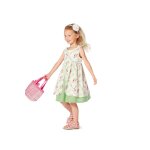 Patron burda 9460 kids robe et combinaison - burda - mondial tissus