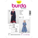 Patron burda 9473 historique robe de 3 � 13 ans - burda - mondial tissus