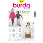 Patron burda 9482 kids coordonn�s - burda - mondial tissus