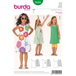 Patron burda 9544 kids robe - burda - mondial tissus