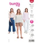 Patron burda blouse 34 - 48 b5904 - burda - mondial tissus